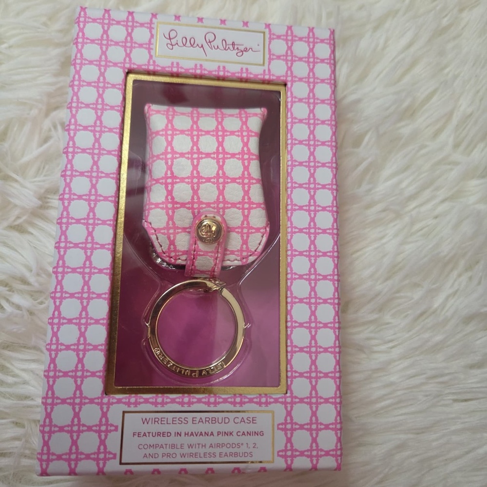 NWT Lilly Pulitzer Earbud Case Compatible with AirPods 1, 2.